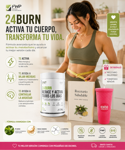 24 BURN — Reduce y activa todos los días