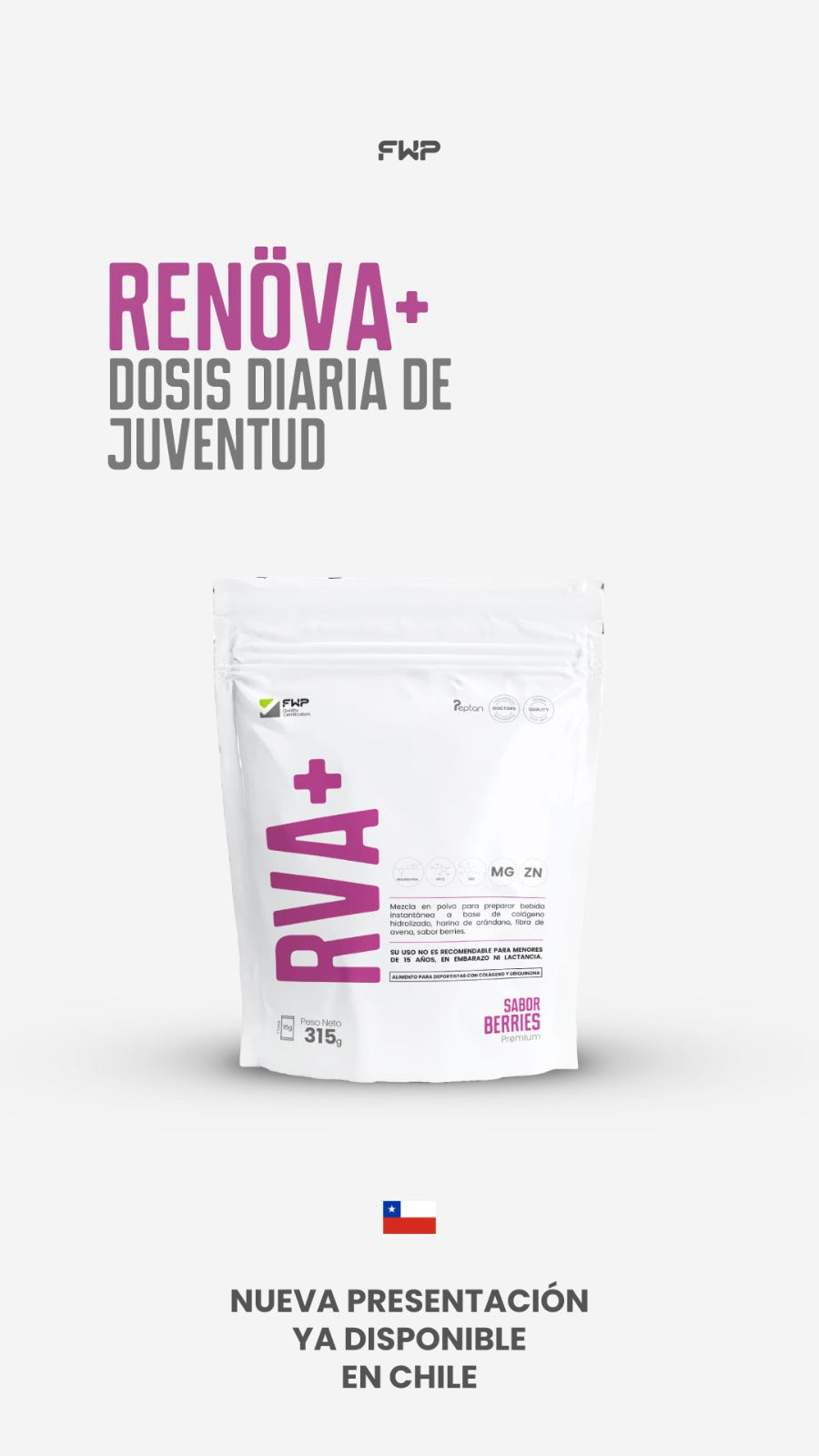 RENOVA+ V3.0: Colágeno Premium Potenciado con 7 Vitaminas Adicionales