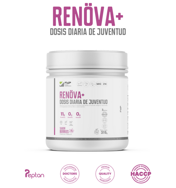 RENOVA+: Colágeno Doblemente Hidrolizado Premium para Piel y Articulaciones en Chile