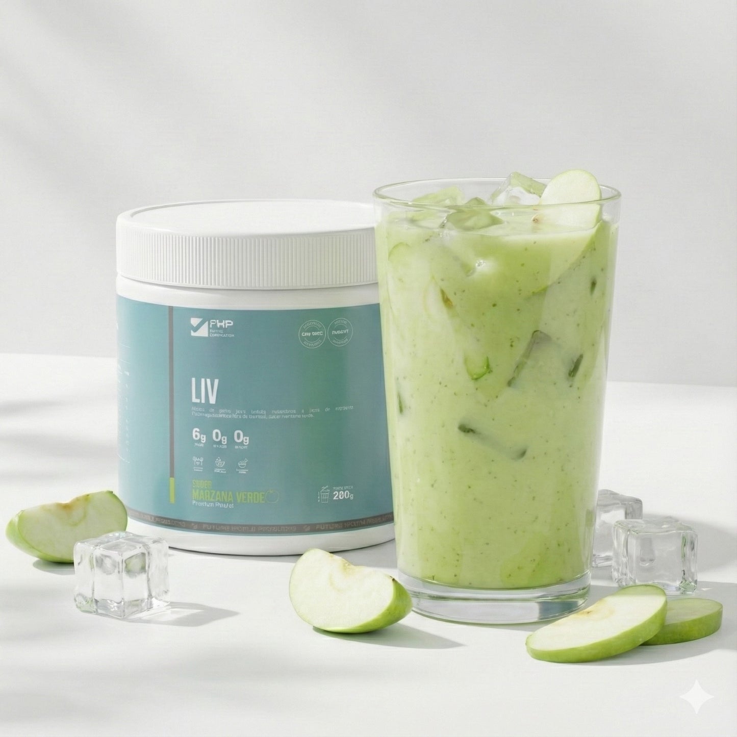 LIV | Detox Digestivo & Vientre Plano (Sabor Manzana Verde)