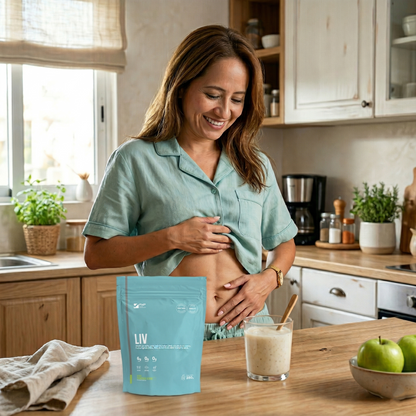 LIV | Detox Digestivo & Vientre Plano (Sabor Manzana Verde)